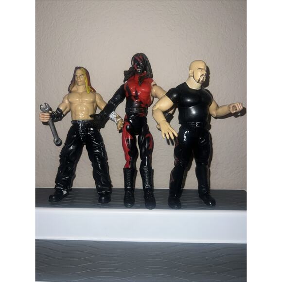 Lot of 10 VINTAGE 1999-2001 Jakks Pacific TITAN TRON LIVE Wrestling Figures WWF - Picture 4 of 9